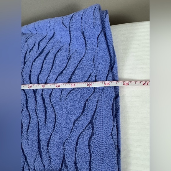 Eddie Bauer women’s quest fleece 1/4 zip printed in Viola size Medium periwinkle - Picture 5 of 11